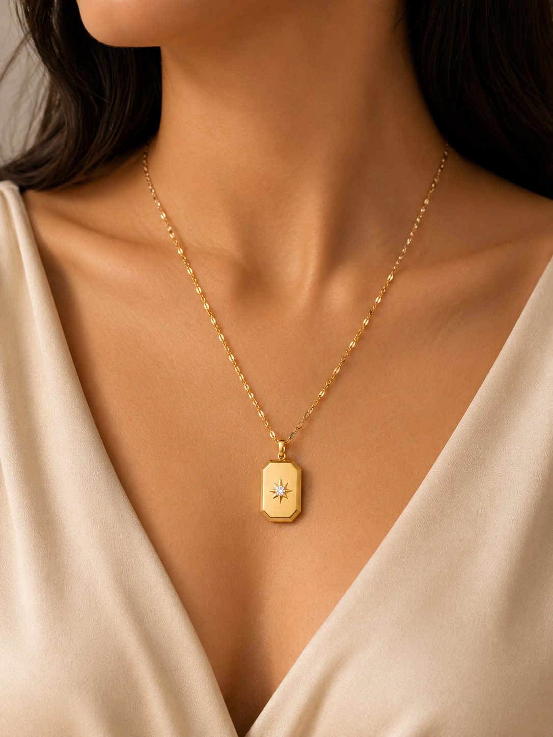 Golden Emblem Pendant