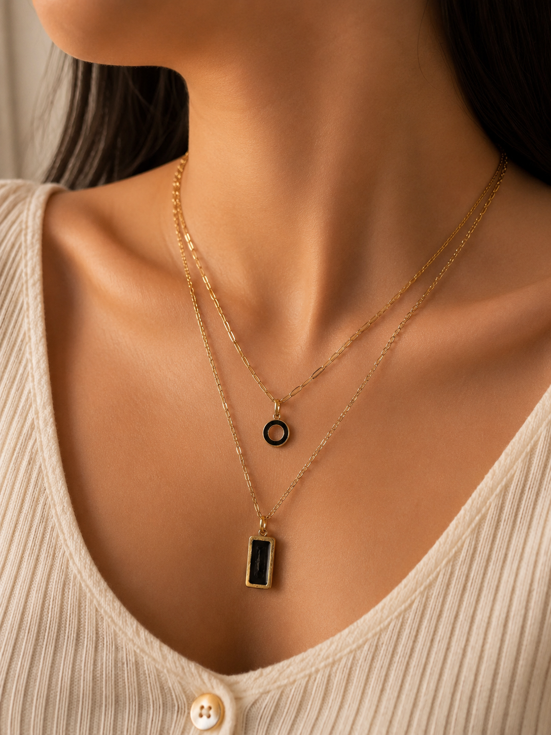 Eclipse Layered Necklace