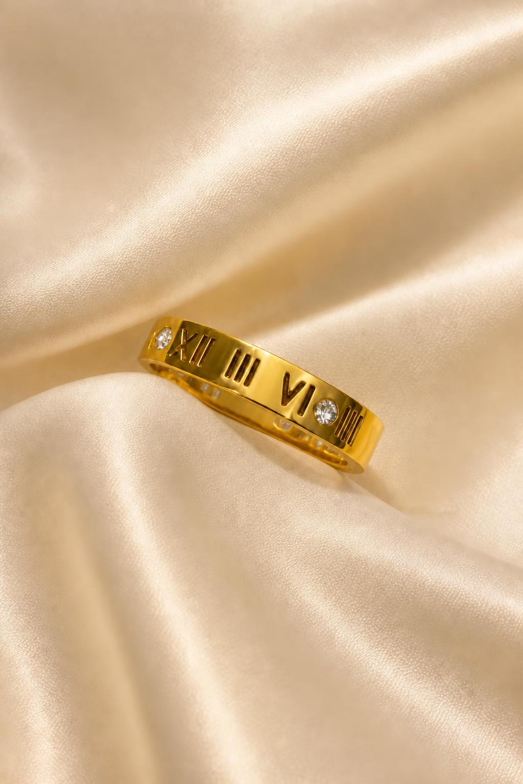 Roman Hour Ring