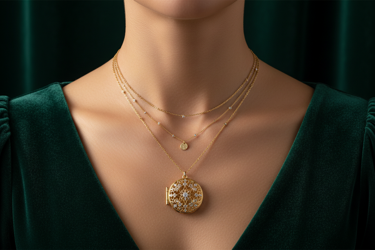 Elegant Gold Jewelry Banner